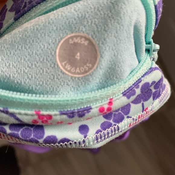 Lululemon Run Inspire II Purple Crops, Size 4 - Picture 3 of 4